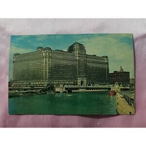 Illinois IL Chicago Merchandise Mart Postcard Old Vintage Card View Standard PC